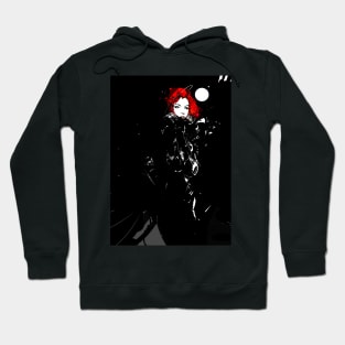 Astro-nought. Digital Female Figure art. Hoodie